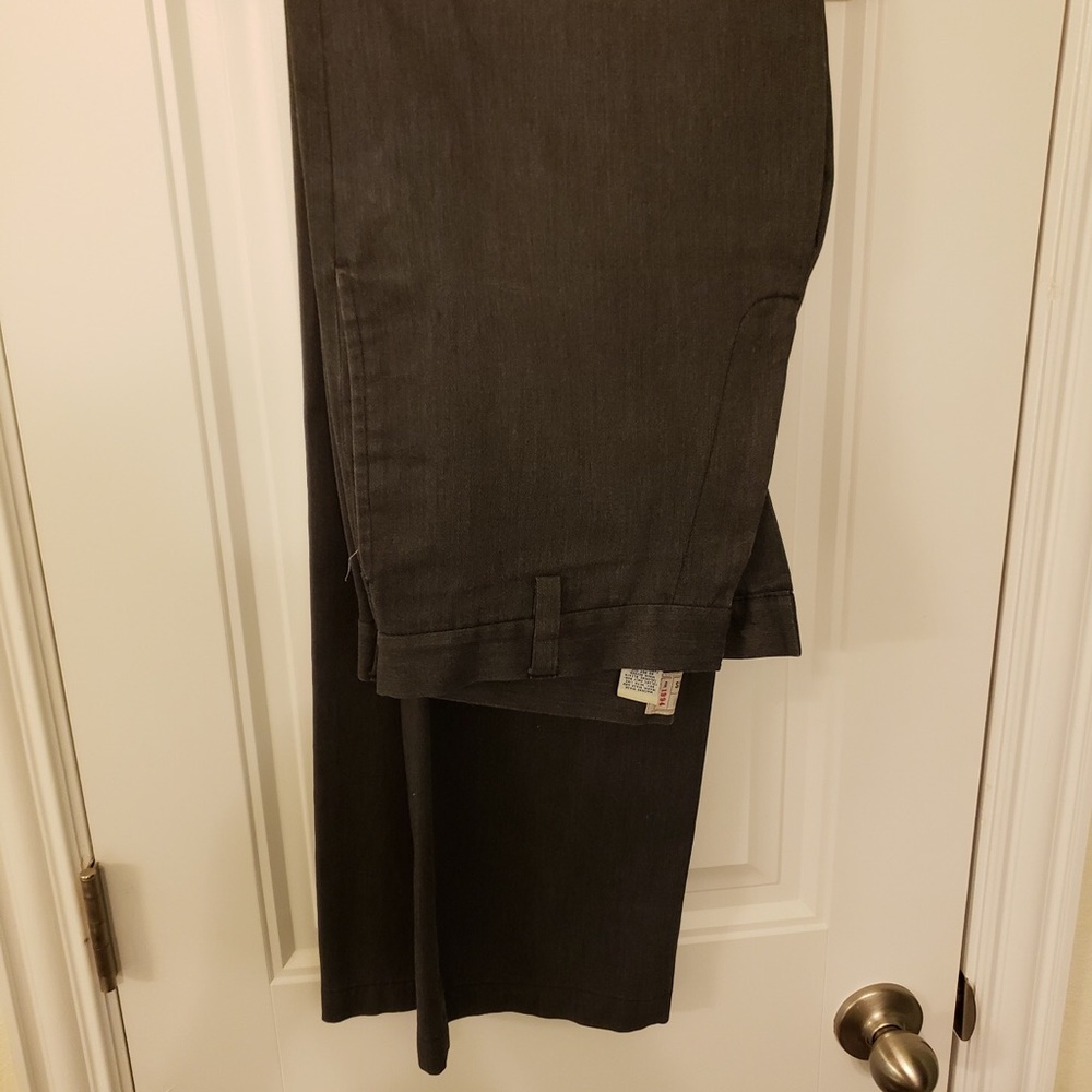 Dark grey slacks